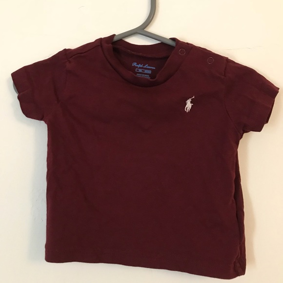 burgundy shirt for baby boy